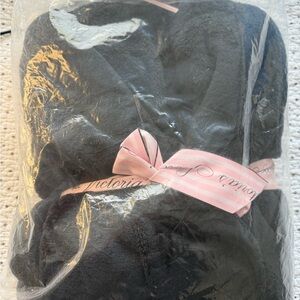 Victoria's Secret Black Plush Garment